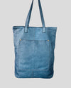 Travis - Blue Canvas Tote Bag